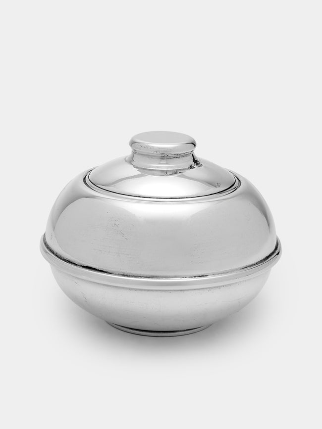 Antique and Vintage - Mid-Century Solid Silver Round Pot -  - ABASK - 