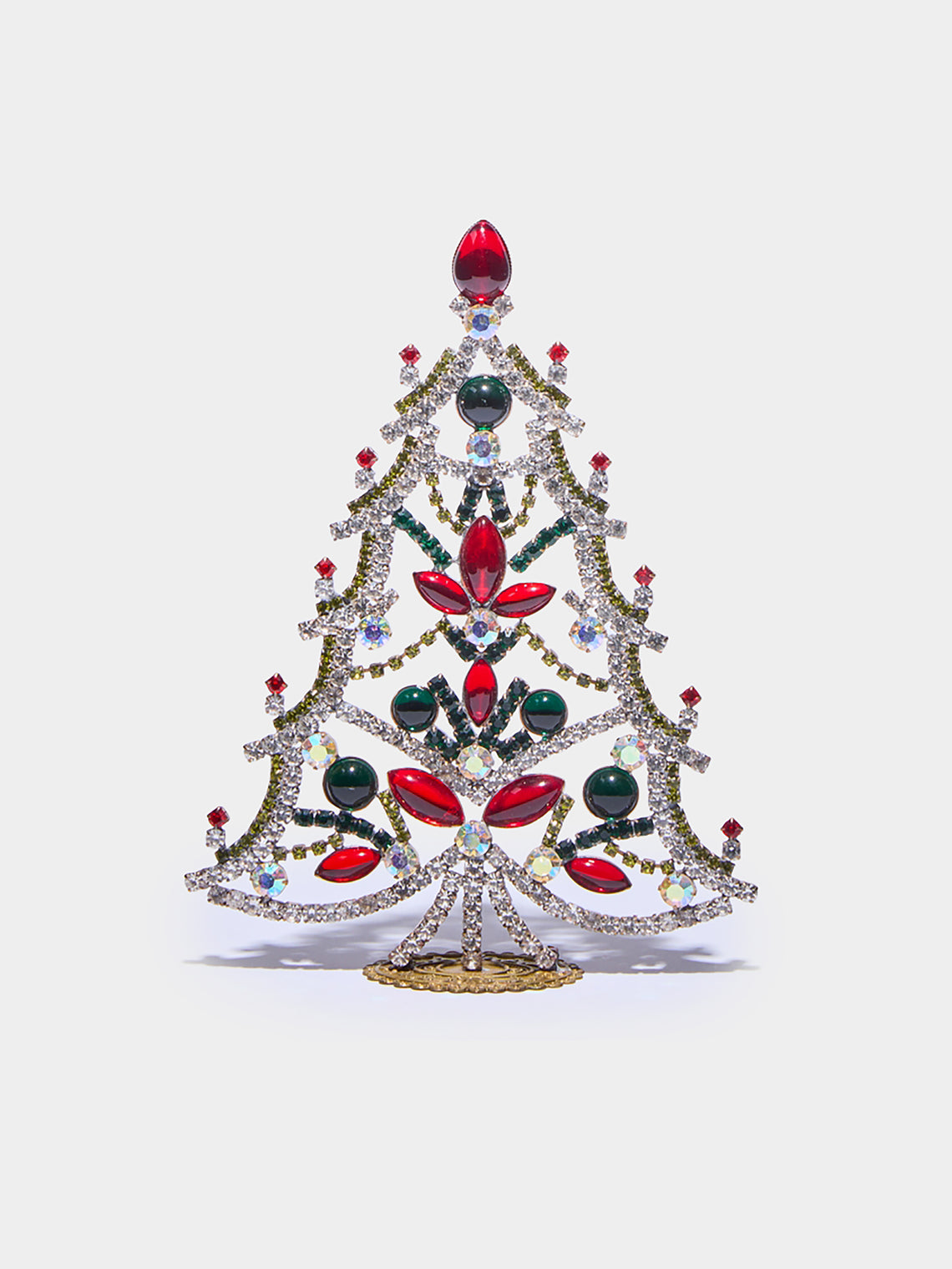 Antique and Vintage - 1930s Czech Jewelled Small Christmas Tree -  - ABASK - 