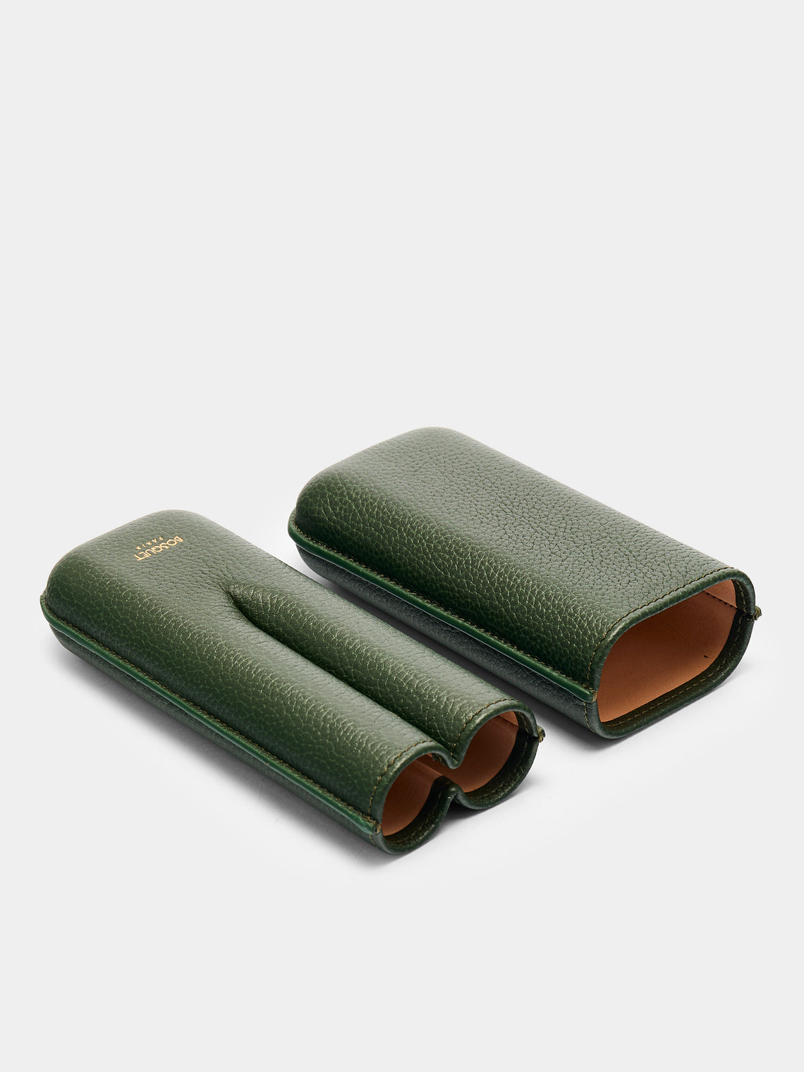 Bosquet Paris - Grained Leather Cigar Case (2 Cigars) -  - ABASK