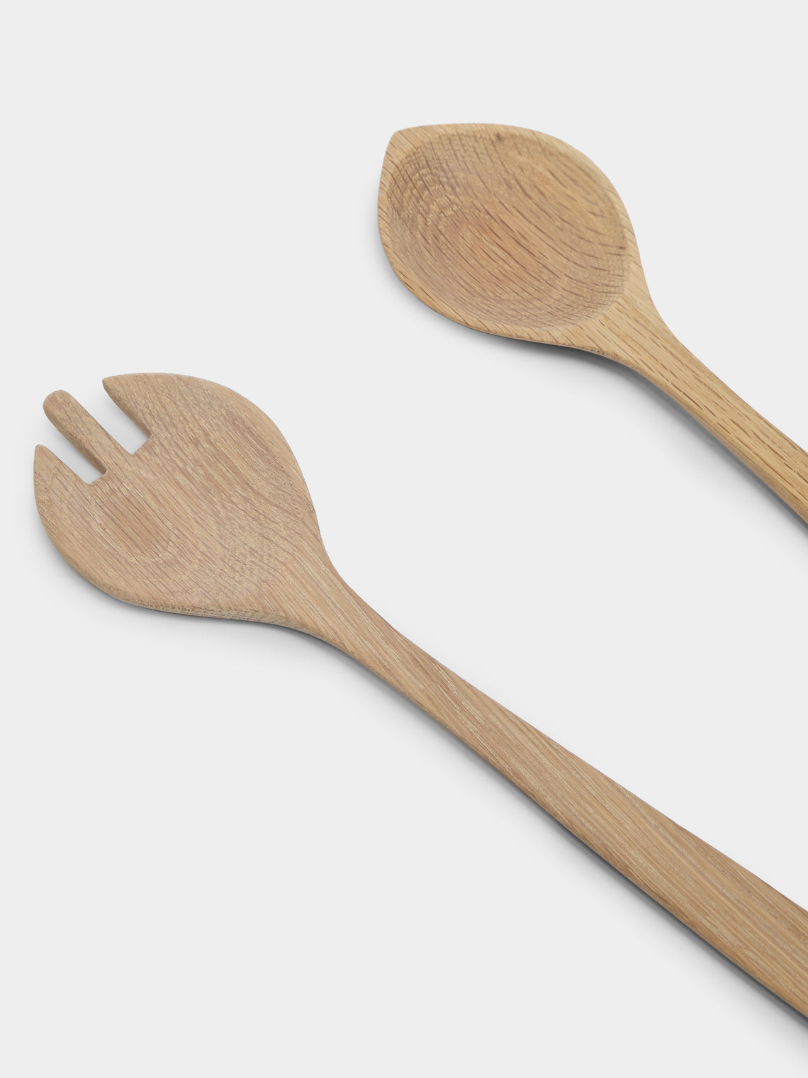 The Wooden Palate - White Oak Salad Servers -  - ABASK