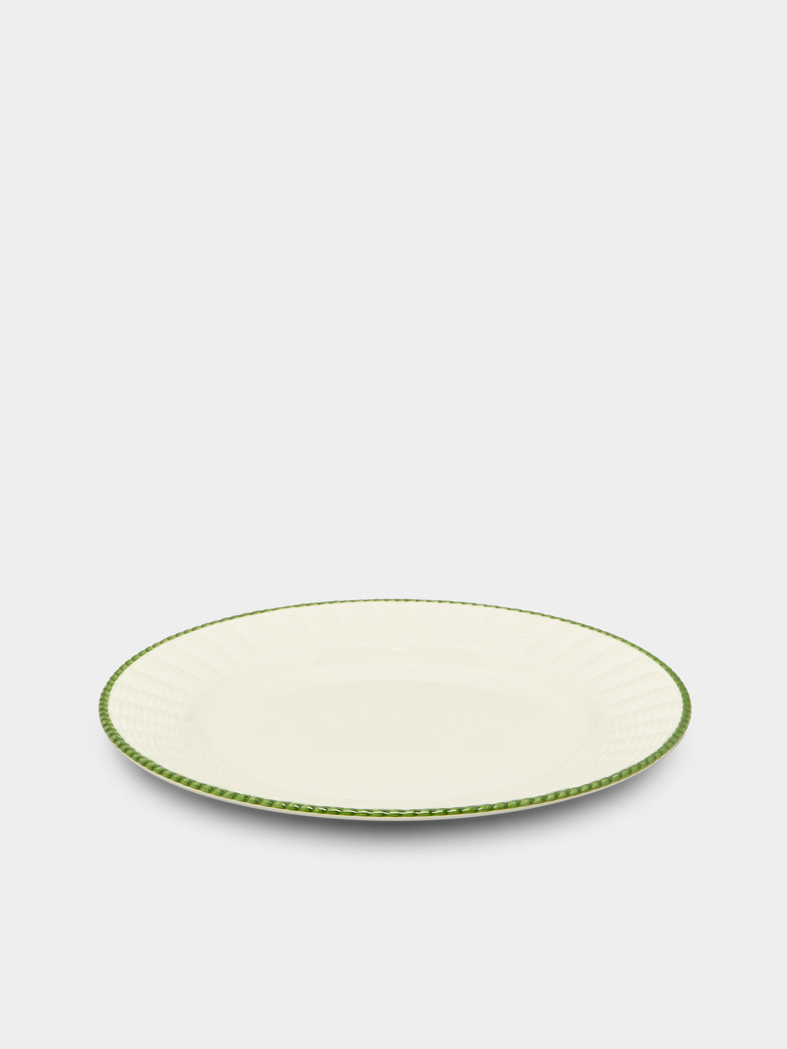 Este Ceramiche - Wicker Hand-Painted Ceramic Dinner Plates (Set of 4) -  - ABASK