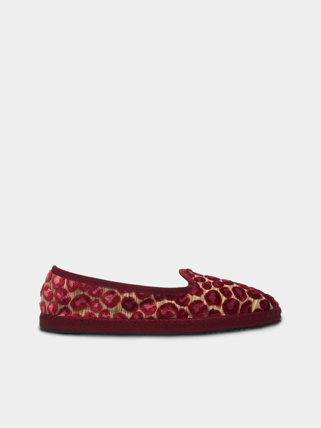 Marta Ferri - Friulana Velvet Slippers  | Size: 36 -  - ABASK - 