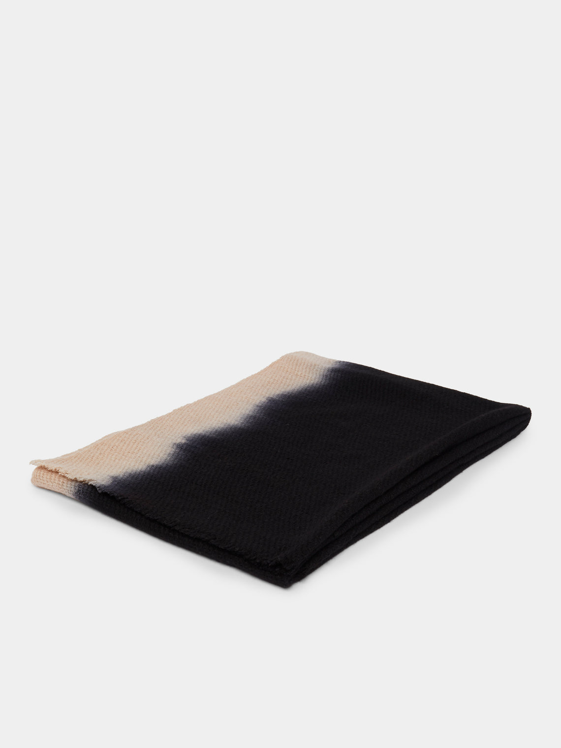 ME&K - Cashmere Ombré-Border Scarf | One Size -  - ABASK