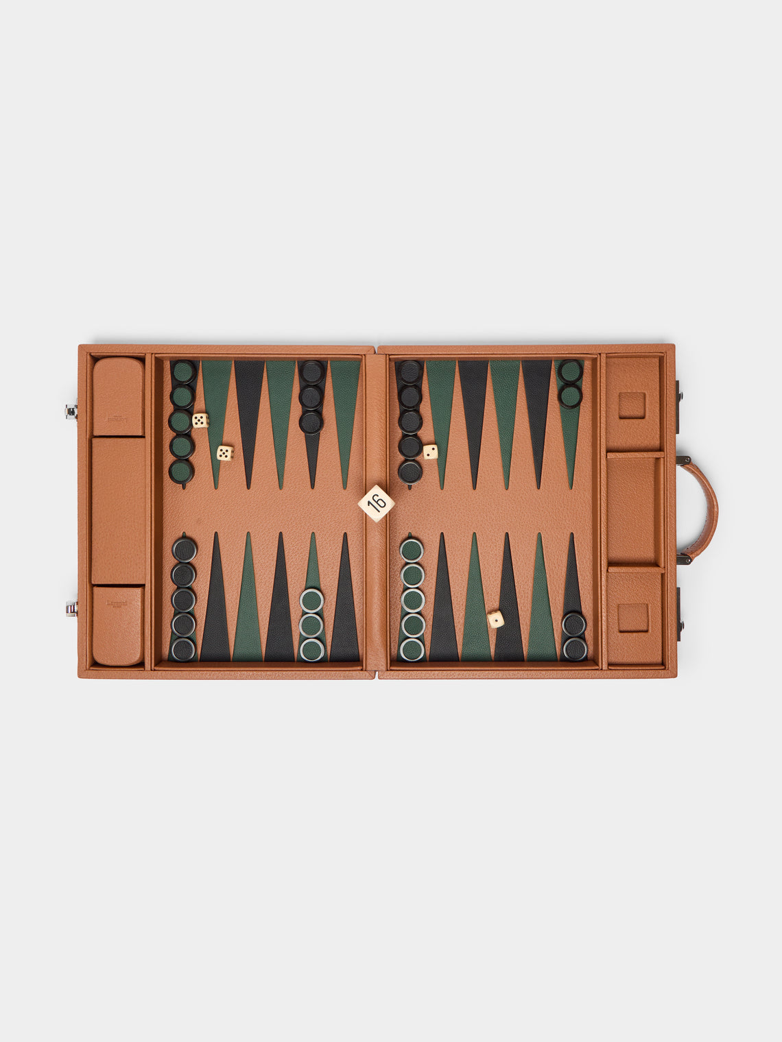 Lorenzi Milano - Leather Backgammon Set -  - ABASK - 