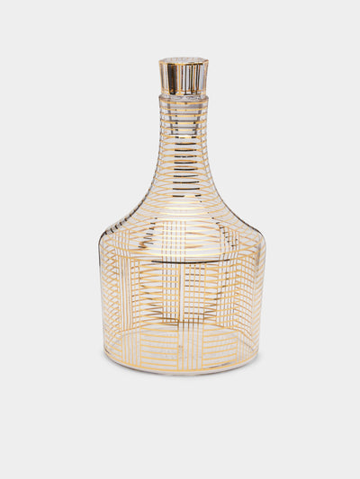 Lobmeyr - Josef Hoffmann Series B Gold Decanter -  - ABASK - 