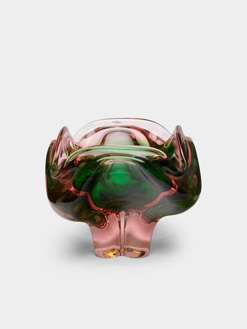 Antique and Vintage - 1970s Bohemian Glass Bowl -  - ABASK - 