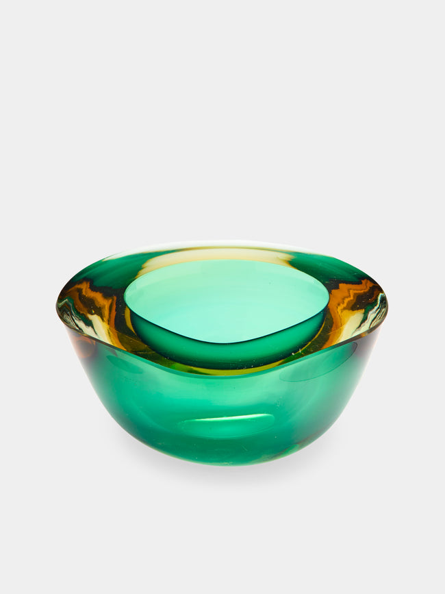 Antique and Vintage - Mid-Century Flavio Poli Murano Glass Ashtray -  - ABASK - 