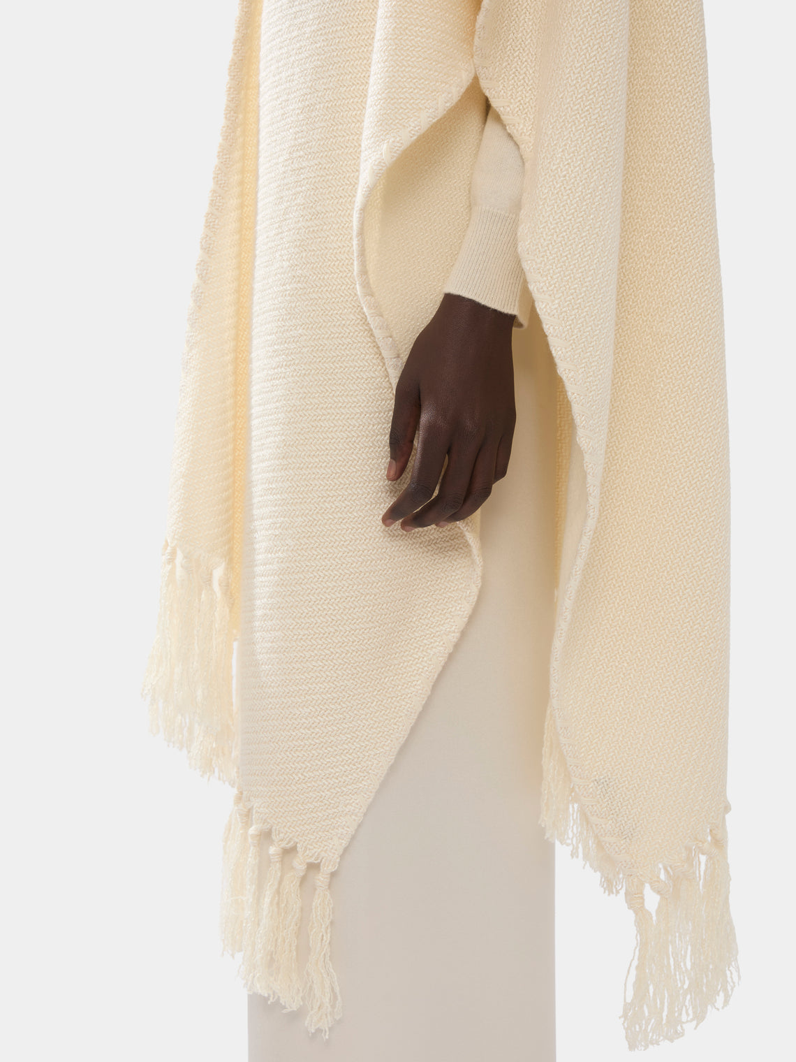 Double-Faced Cashmere Cape | One Size