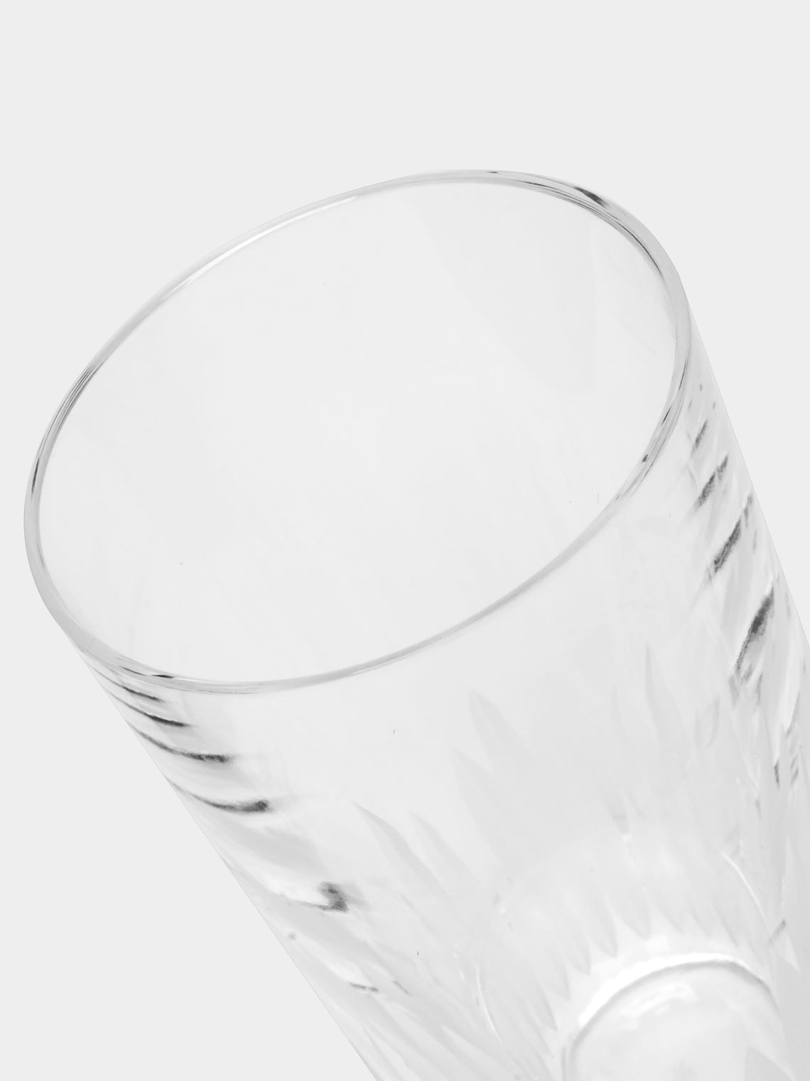 J. Hill's Standard - Martino Gamper Furrow Cut Crystal Wine Glass -  - ABASK