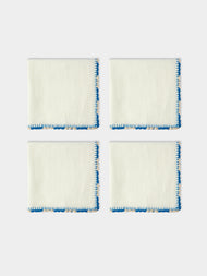 Anut Cairo - Luxor Hand-Crocheted Linen Napkins (Set of 4) -  - ABASK - 