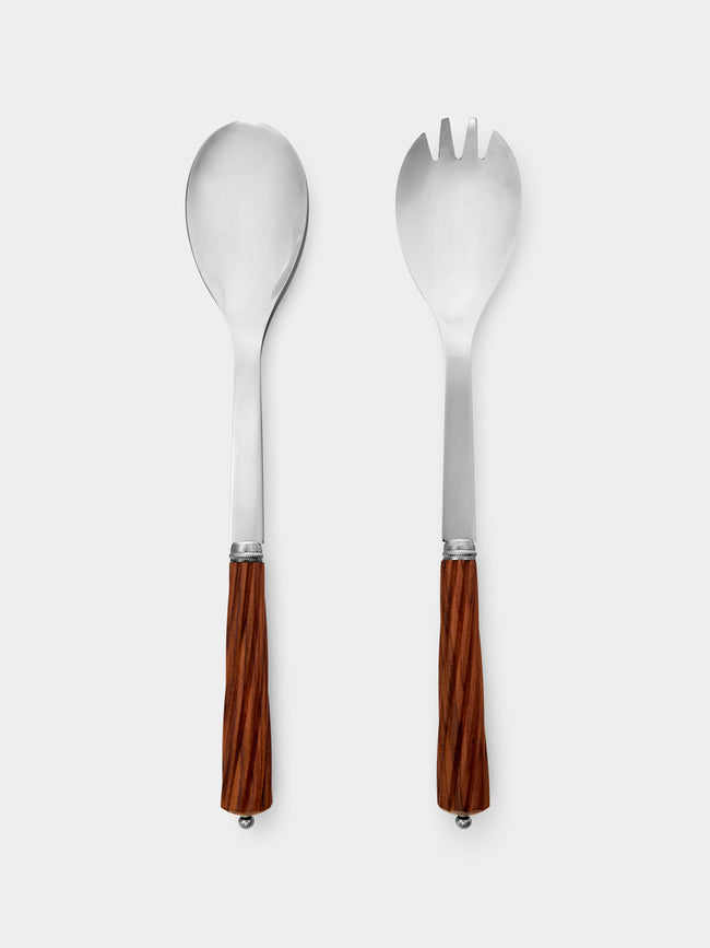 Alain Saint-Joanis - Oregon Rosewood Salad Servers -  - ABASK - 