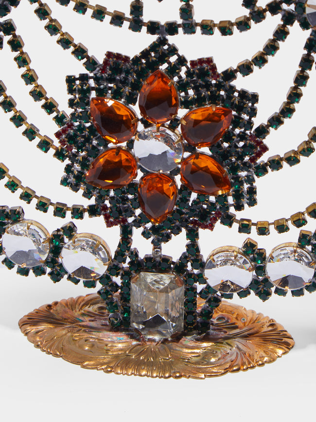 Antique and Vintage - 1930s Czech Jewelled Large Christmas Tree -  - ABASK