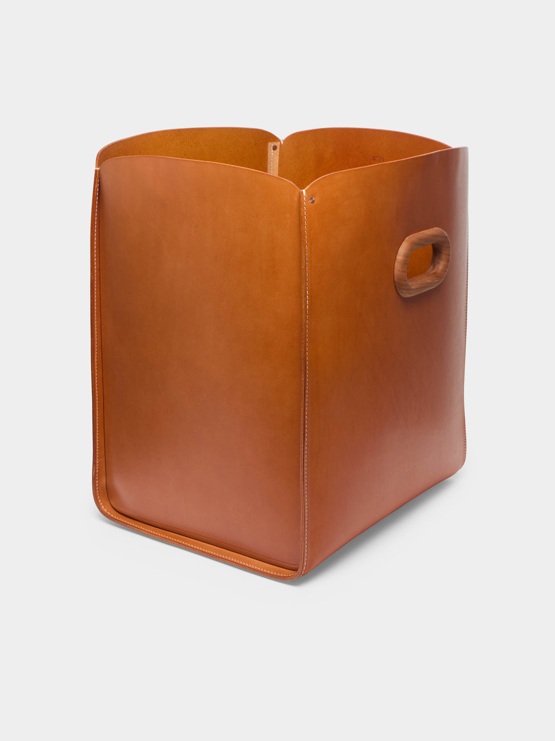 Otis Ingrams - Ample Leather Small Storage Basket -  - ABASK - 