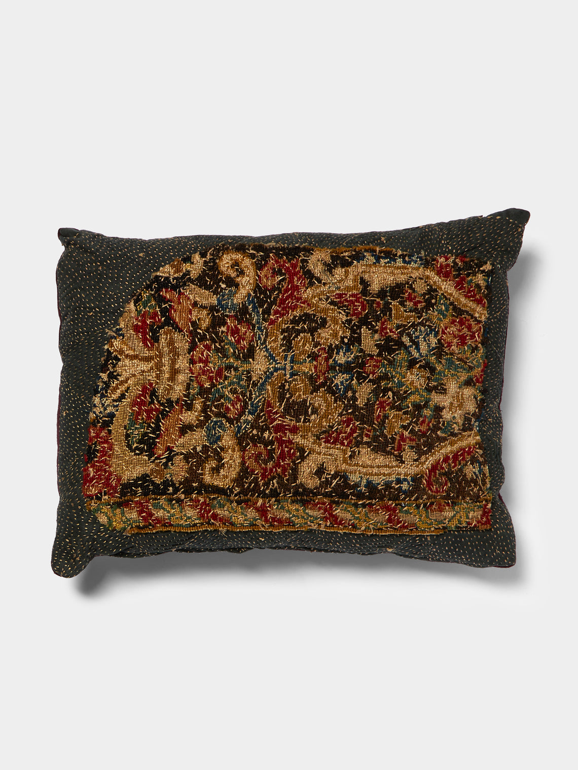 By Walid - 18th-Century Tapestry Linen Cushion -  - ABASK - 