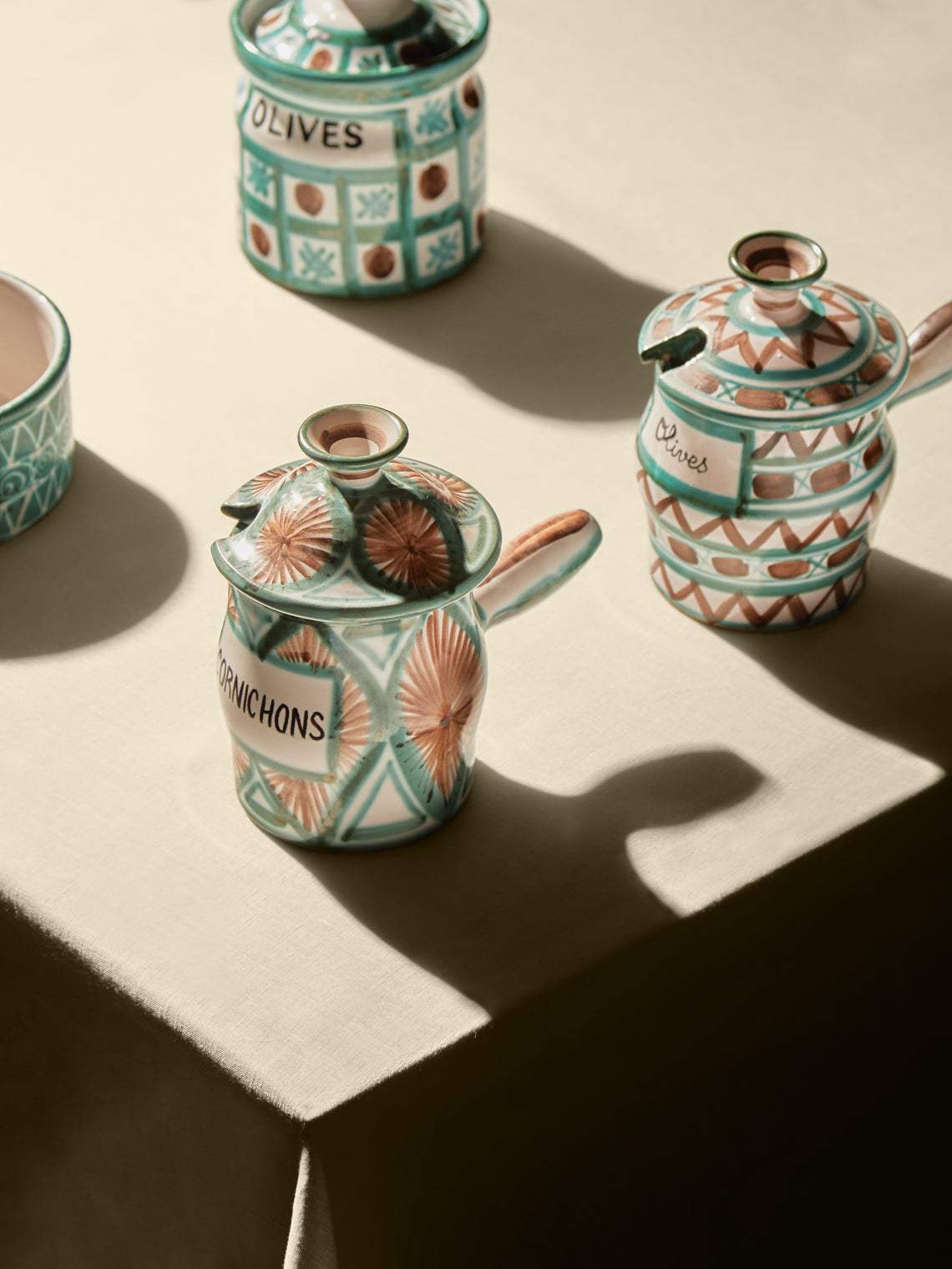 Antique and Vintage - 1950s Robert Picault Ceramic Pickle Pot -  - ABASK