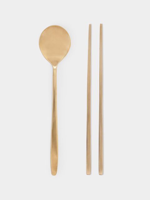 Jong Duk Lee - Bangjia Brass Spoon and Chopsticks -  - ABASK - 