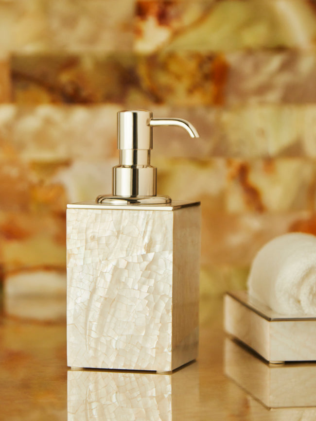 Objet Luxe - Sienna Mother-of-Pearl Soap Dispenser -  - ABASK