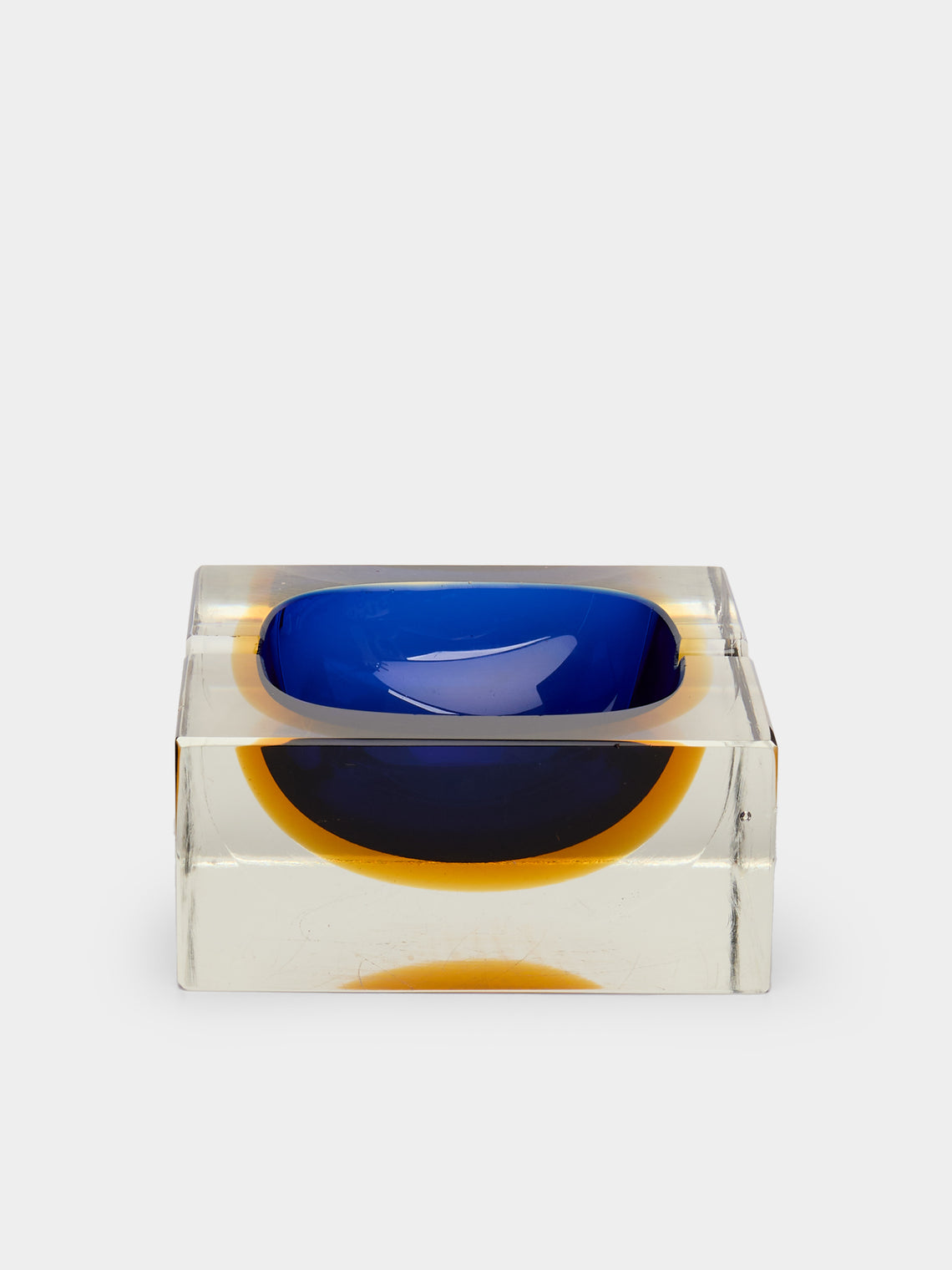 Antique and Vintage - 1960s Flavio Poli Murano Glass Ashtray -  - ABASK - 