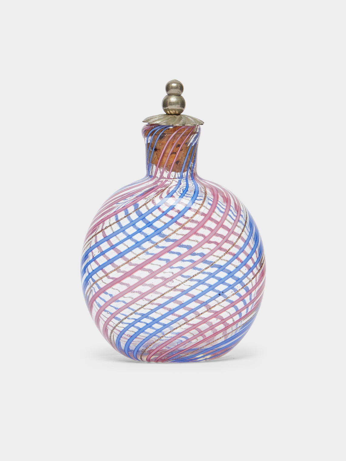 Antique and Vintage - Early 20th Century Murano Spiral Perfume Bottle -  - ABASK - 