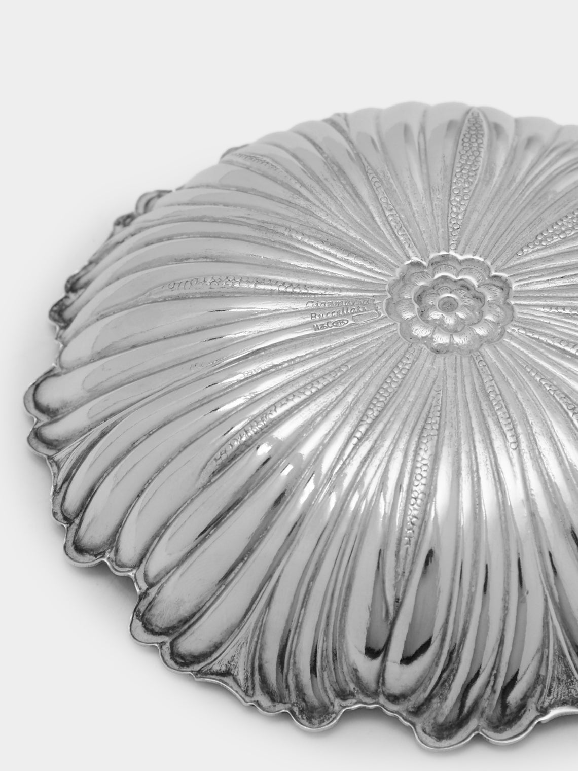 Antique and Vintage - 1980s Solid Silver Buccellati Flower Dish -  - ABASK