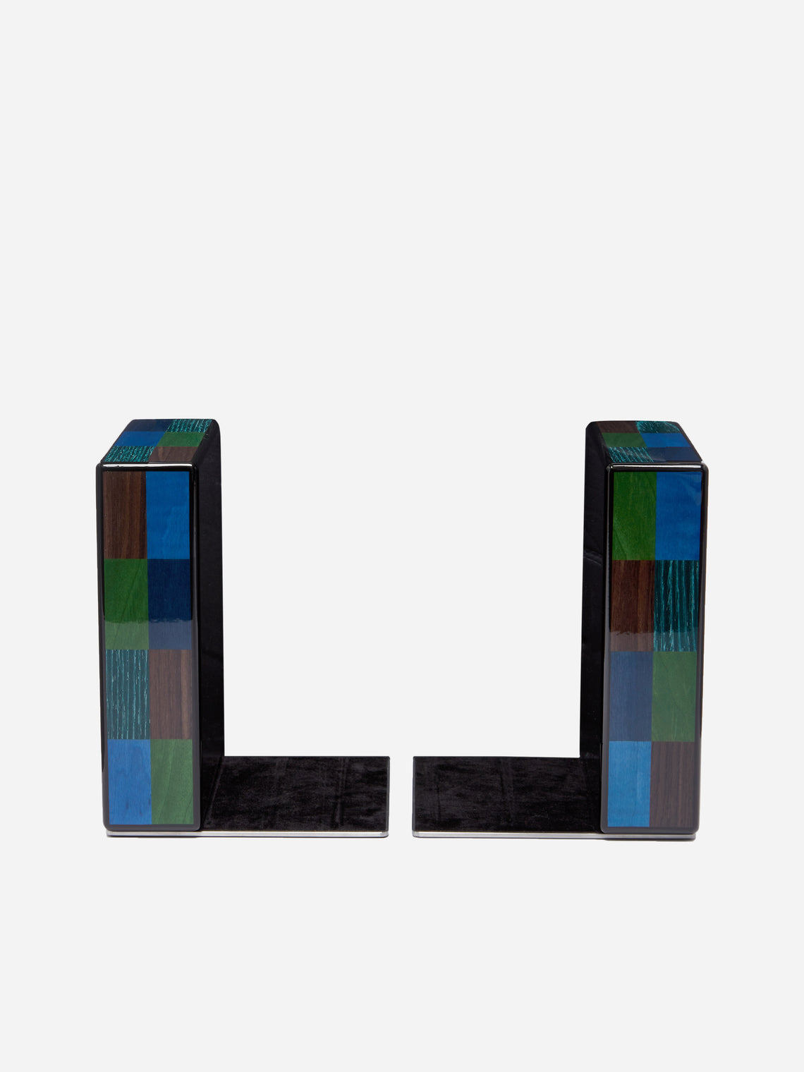 Morici - Venezia Cannaregio Wood Inlay Bookends -  - ABASK - 