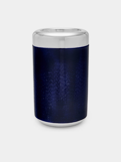 Zanetto - Velvet Enamelled Silver-Plated Wine Cooler -  - ABASK - 