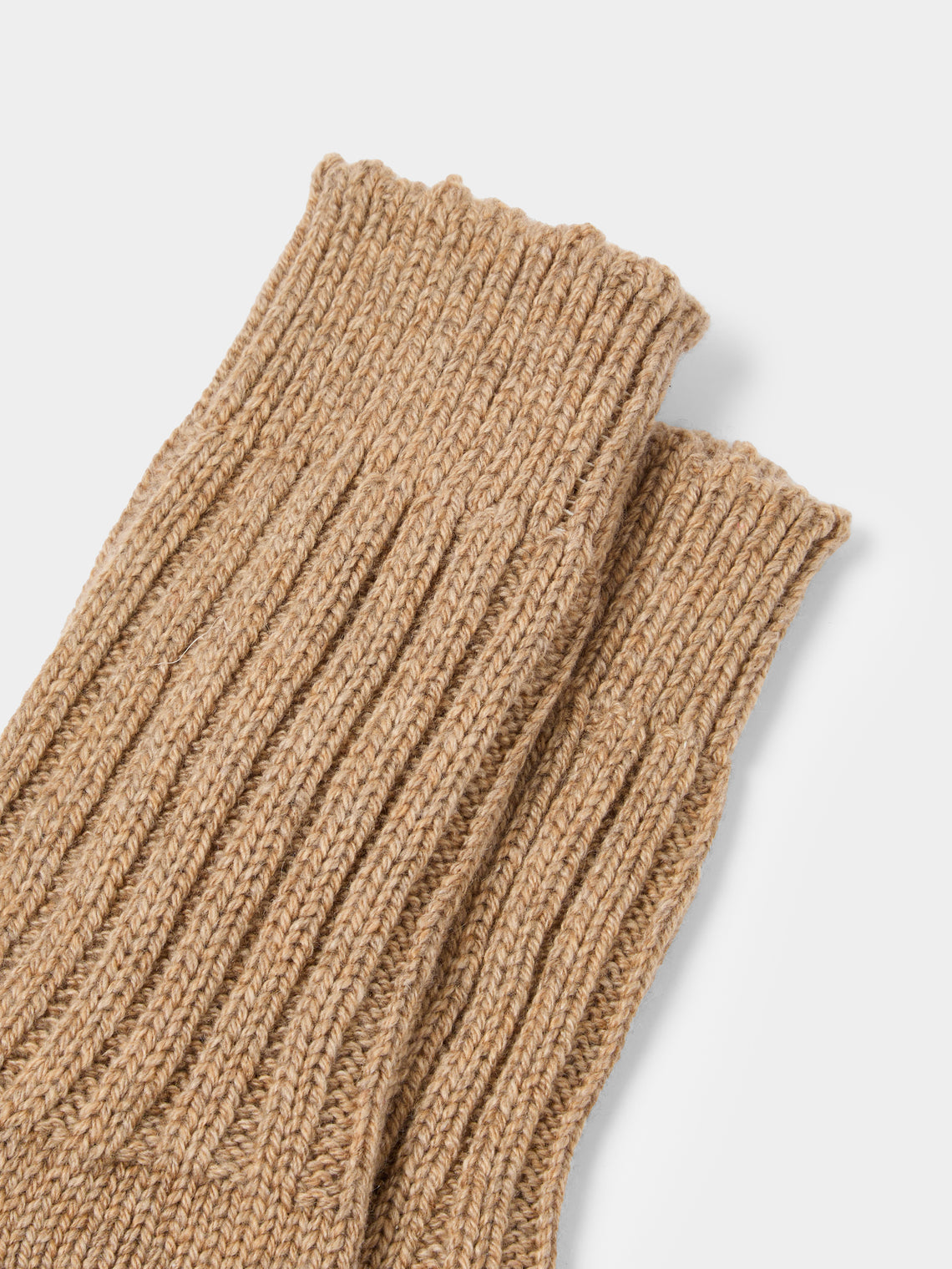 The Elder Statesman - Yosemite Ribbed Cashmere Socks | One Size -  - ABASK