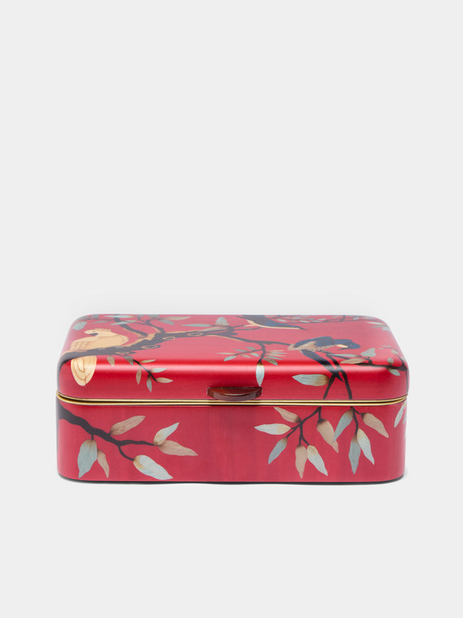 Silvia Furmanovich - Birds Marquetry Wood Jewellery Box -  - ABASK - 