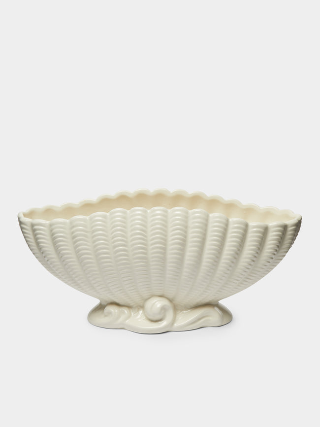 Antique and Vintage - 1930-1940 Ribbed Shell Mantle Vase -  - ABASK - 