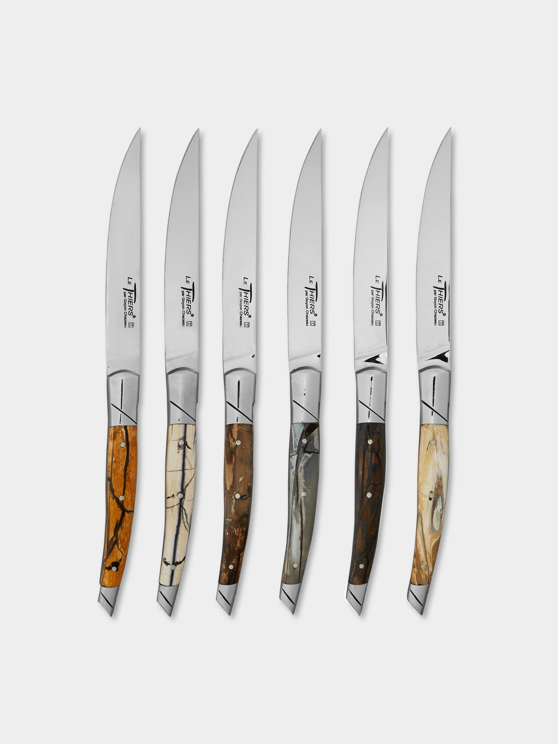 Goyon-Chazeau - Le Thiers Prestige Woolly Mammoth Steak Knives (Set of 6) -  - ABASK - 