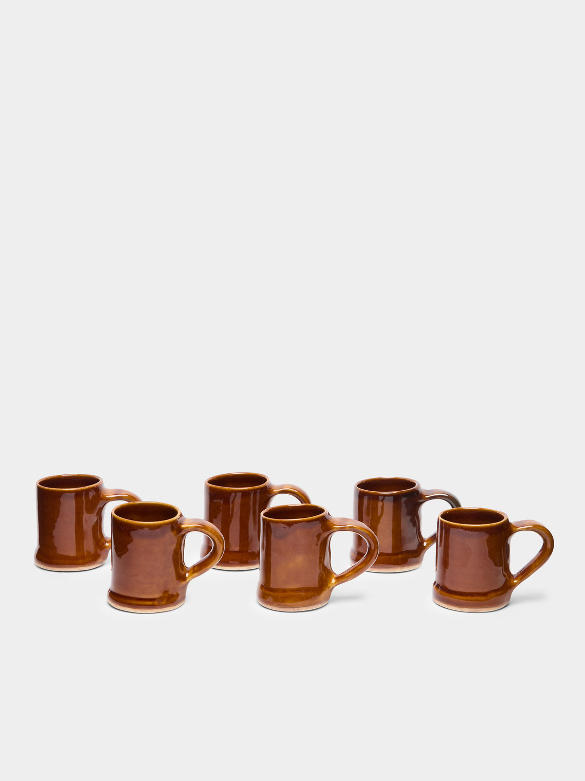 Mervyn Gers Ceramics - Hand-Glazed Ceramic Espresso Cups (Set of 6) -  - ABASK