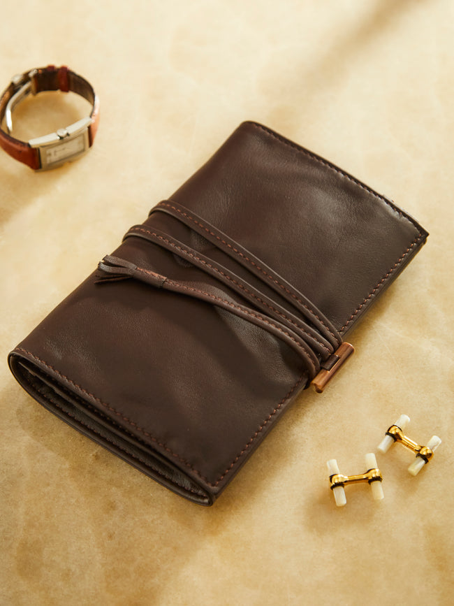 Lorenzi Milano - Leather Travel Jewellery Case -  - ABASK