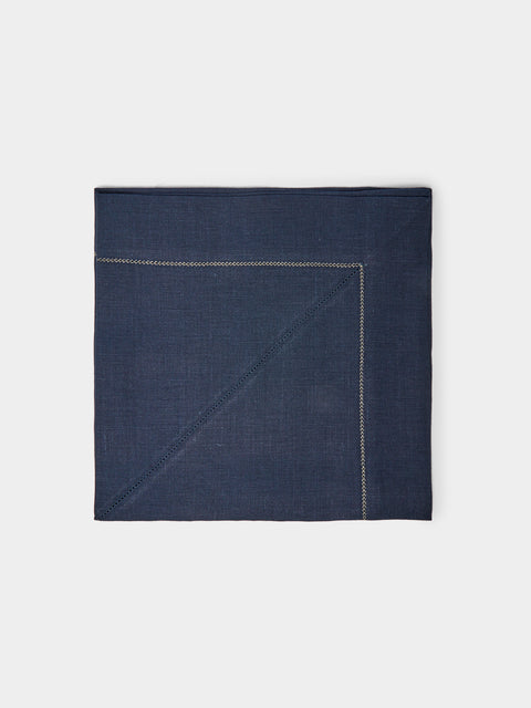 Peter Speliopoulos Projects - Hem-Stitched Linen Napkins (Set of 4) -  - ABASK - 