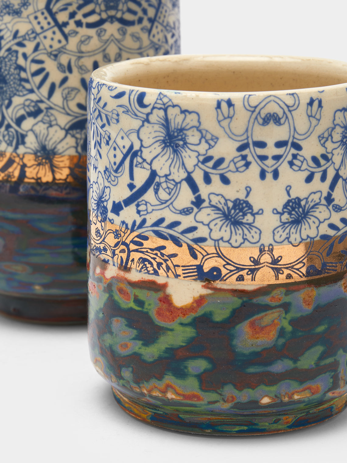 The Village Potter x Roberto Lugo - Edition 119 and 121 Ceramic Cups (Set of 2) -  - ABASK