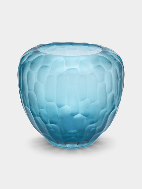 Micheluzzi Glass - Goccia Bamboo Hand-Blown Murano Glass Large Vase -  - ABASK - 