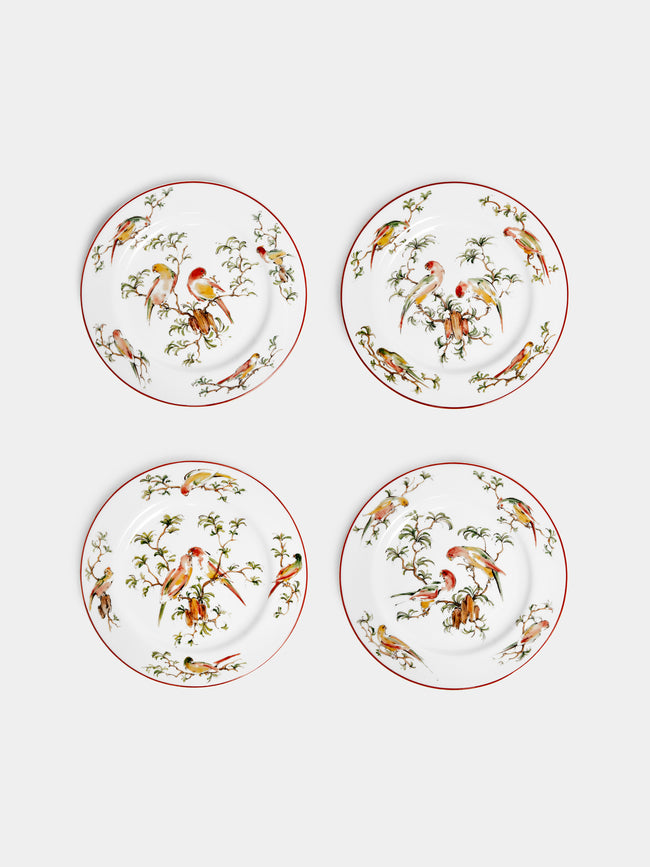 Laboratorio Paravicini - Pappagallini Ceramic Dessert Plates (Set of 4) -  - ABASK