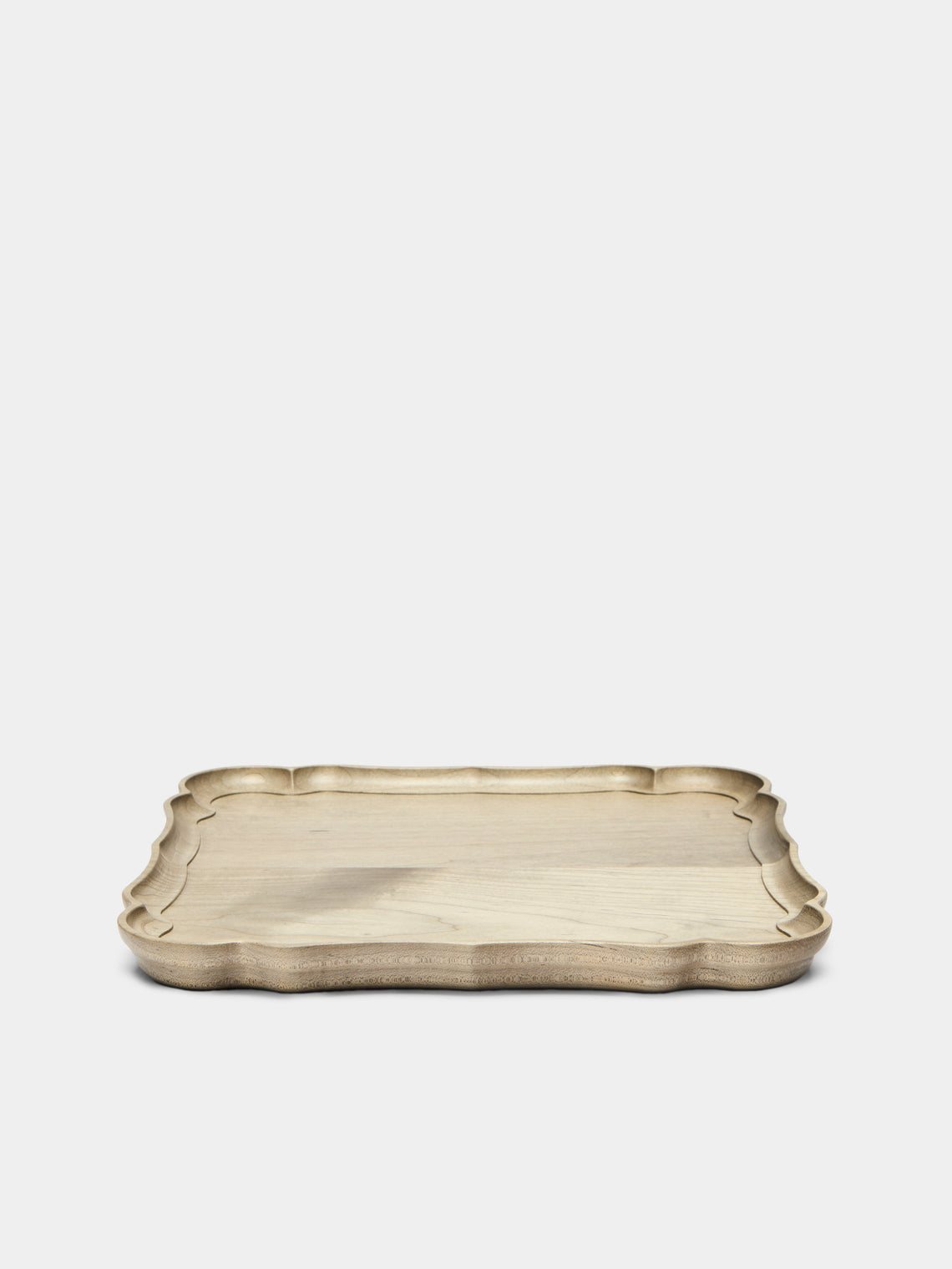 Ifuji - Mignon Hand-Carved Wood Square Tray -  - ABASK