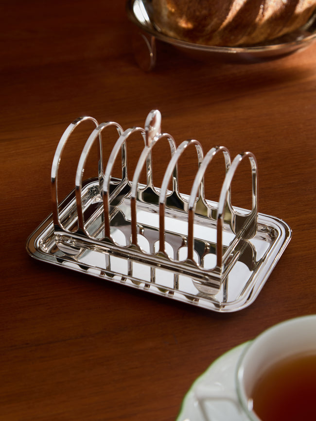 Puiforcat - Normandie Silver-Plated Toast Holder -  - ABASK