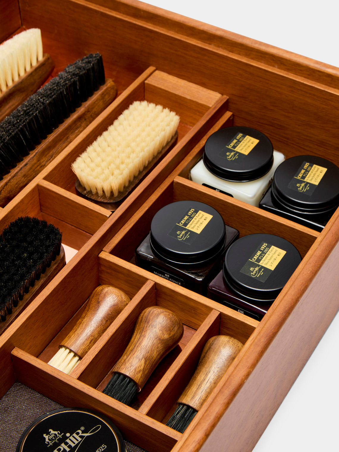 Lorenzi Milano - Zebu Horn Shoe Shine Set -  - ABASK