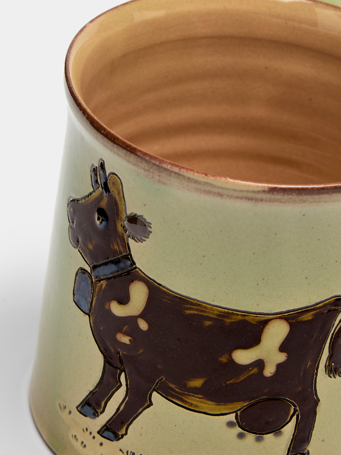 Poterie d’Évires - Animals Hand-Painted Ceramic Mugs (Set of 6) -  - ABASK