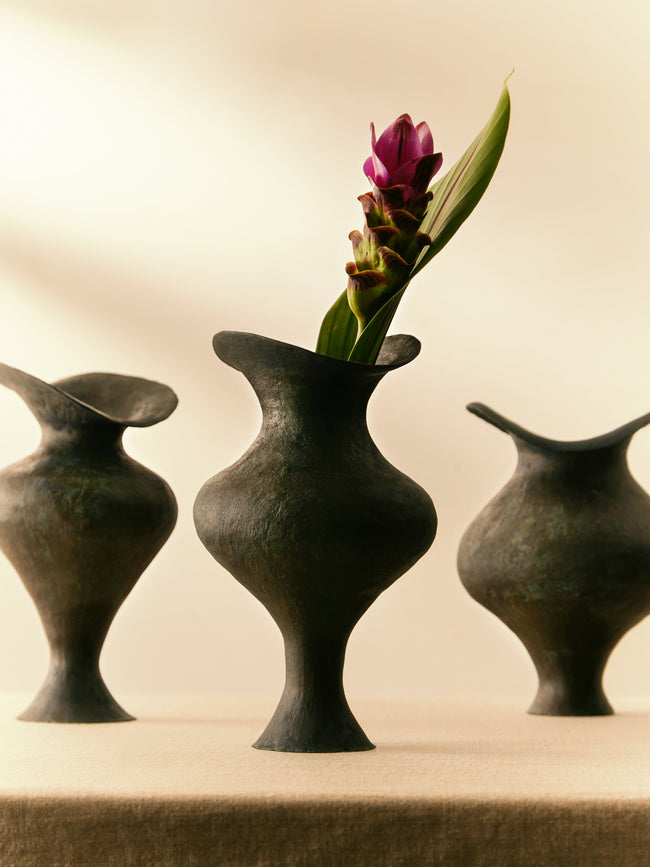 By Raffaella - Isabella Hand-Coiled Stoneware Vase -  - ABASK