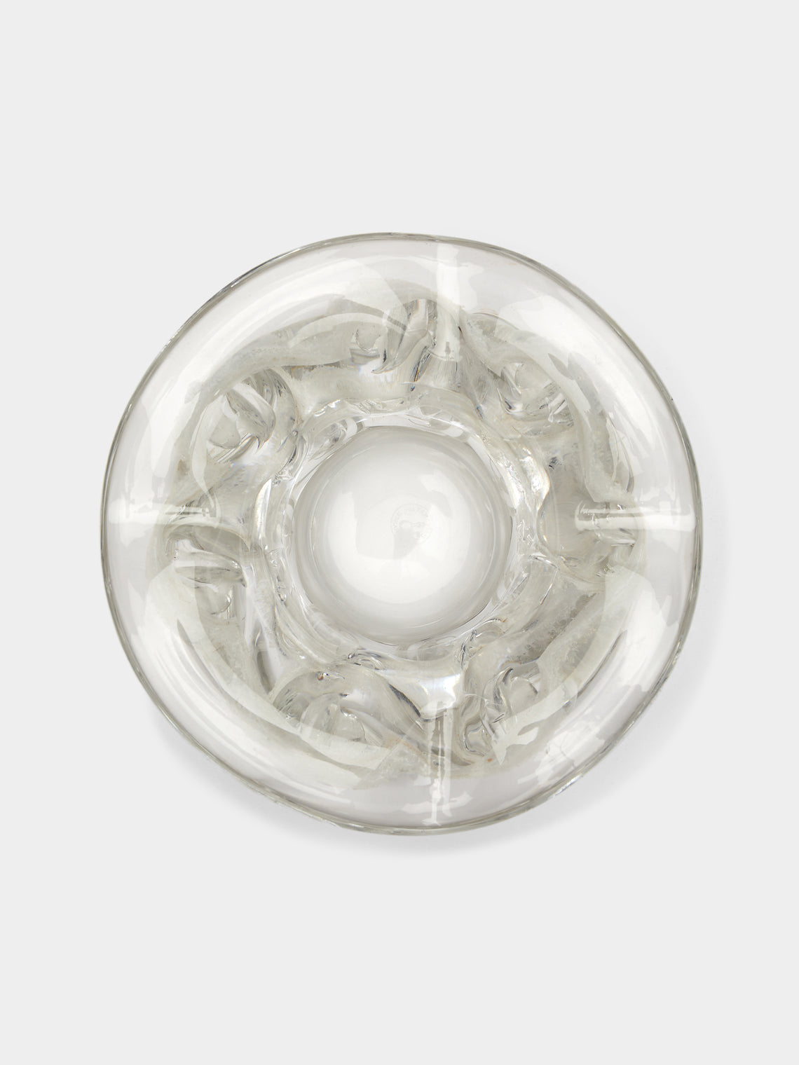 Antique and Vintage - 1950s Baccarat Wave Glass Ashtray -  - ABASK