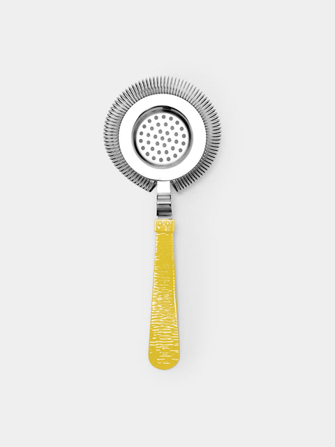 Zanetto - Enamelled Silver-Plated Cocktail Strainer -  - ABASK - 