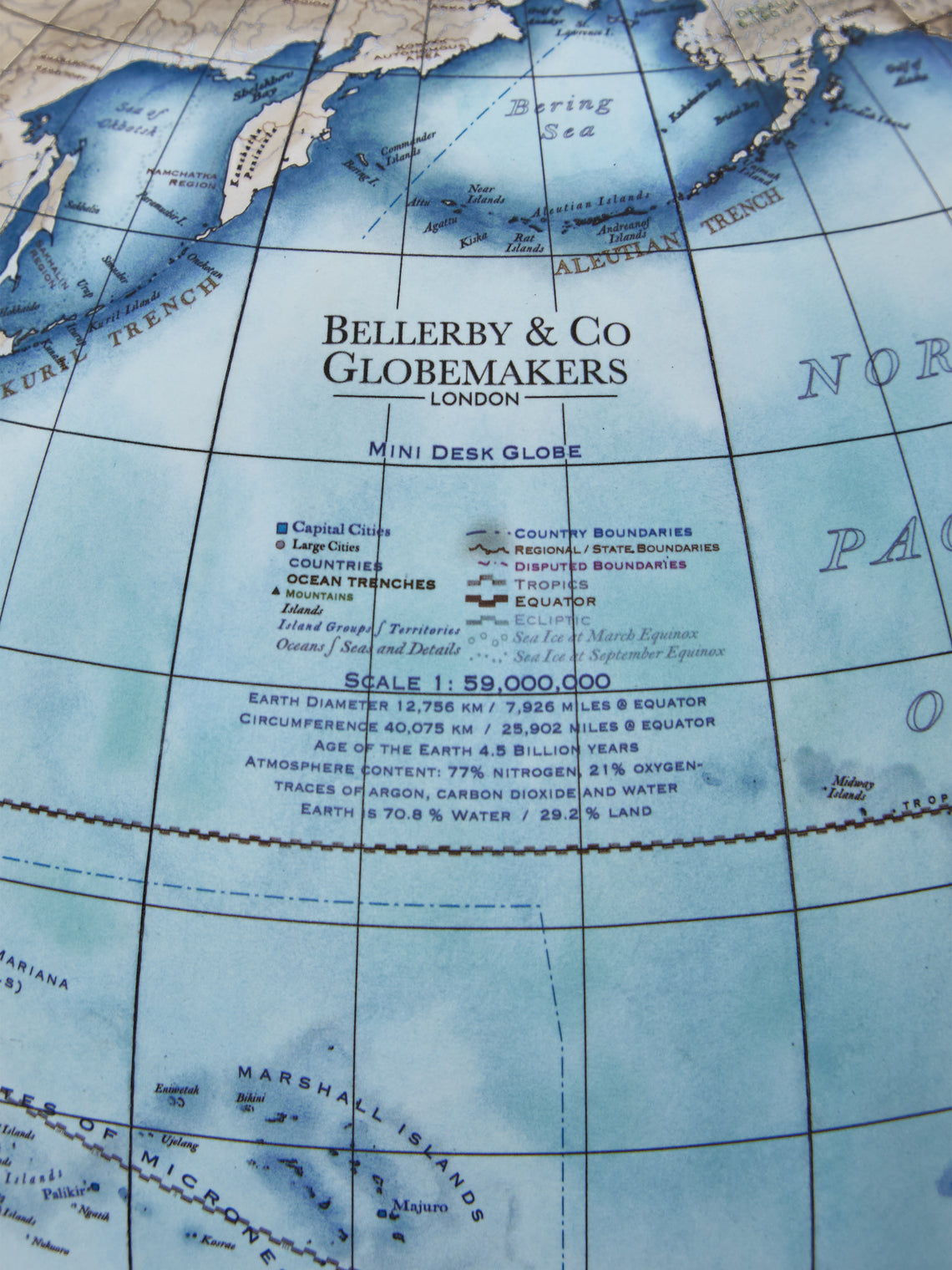 Bellerby & Co - The Albion Desktop Globe (22cm) -  - ABASK