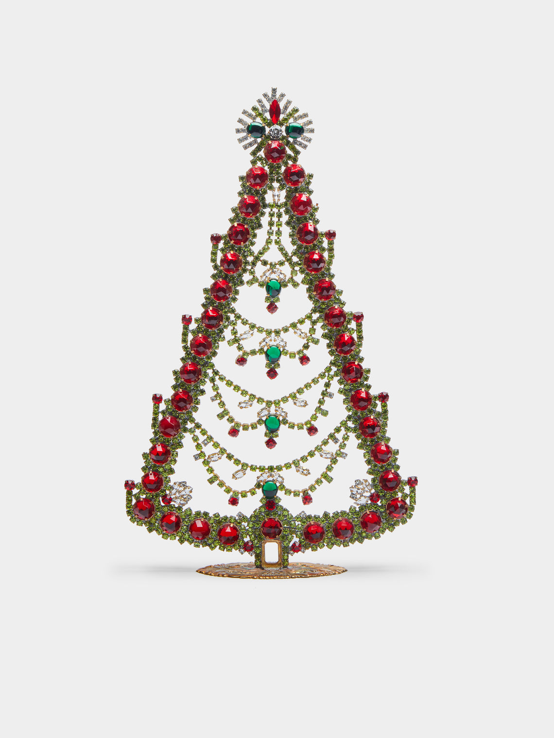 Antique and Vintage - 1930s Czech Jewelled Large Christmas Tree -  - ABASK - 