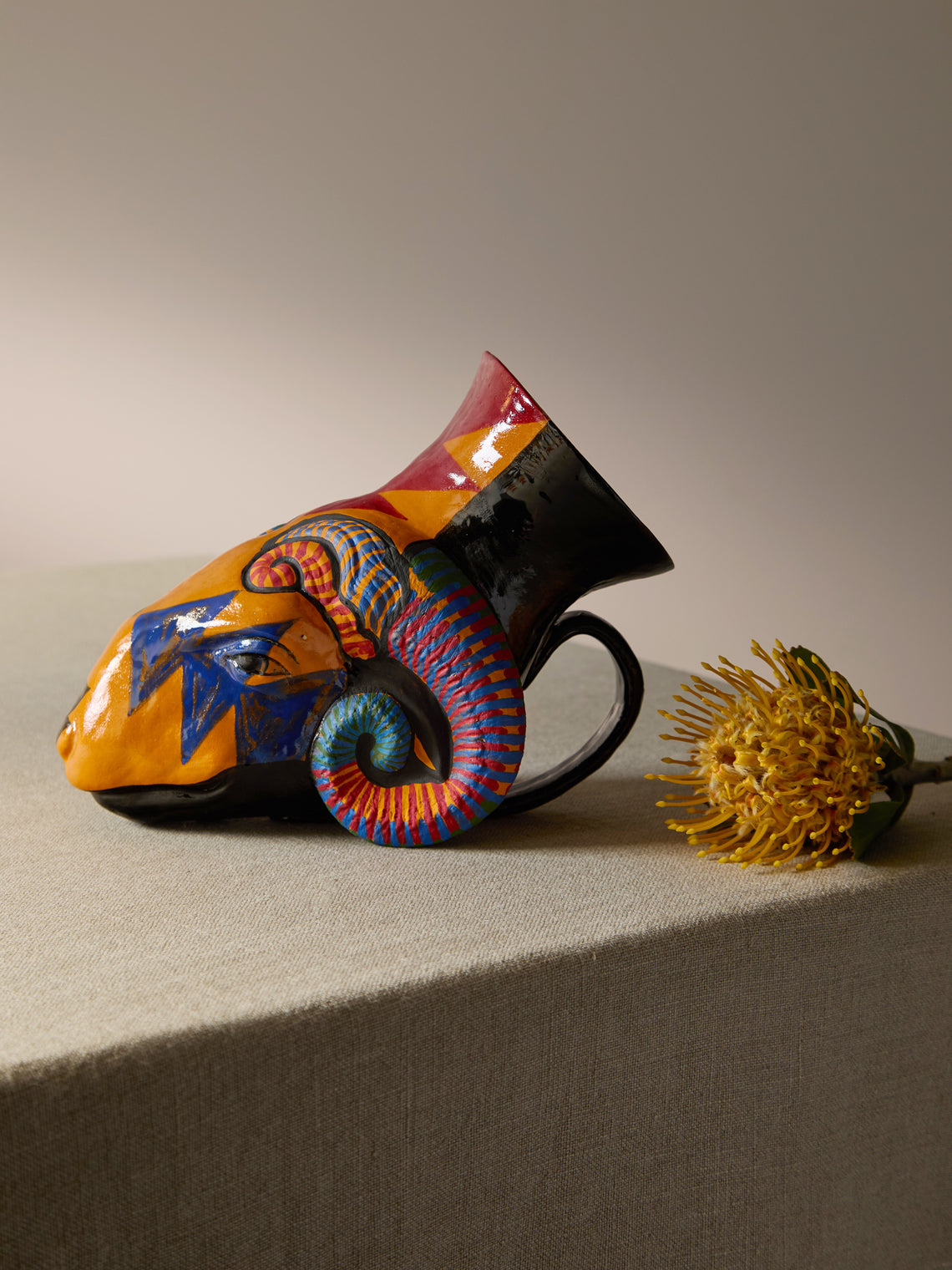 Village Potter x Roberto Lugo - Rhyton Ceramic Cup -  - ABASK