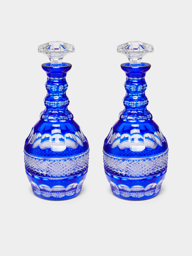 Antique and Vintage - 1950s Cut Crystal Decanters (Set of 2) -  - ABASK - 