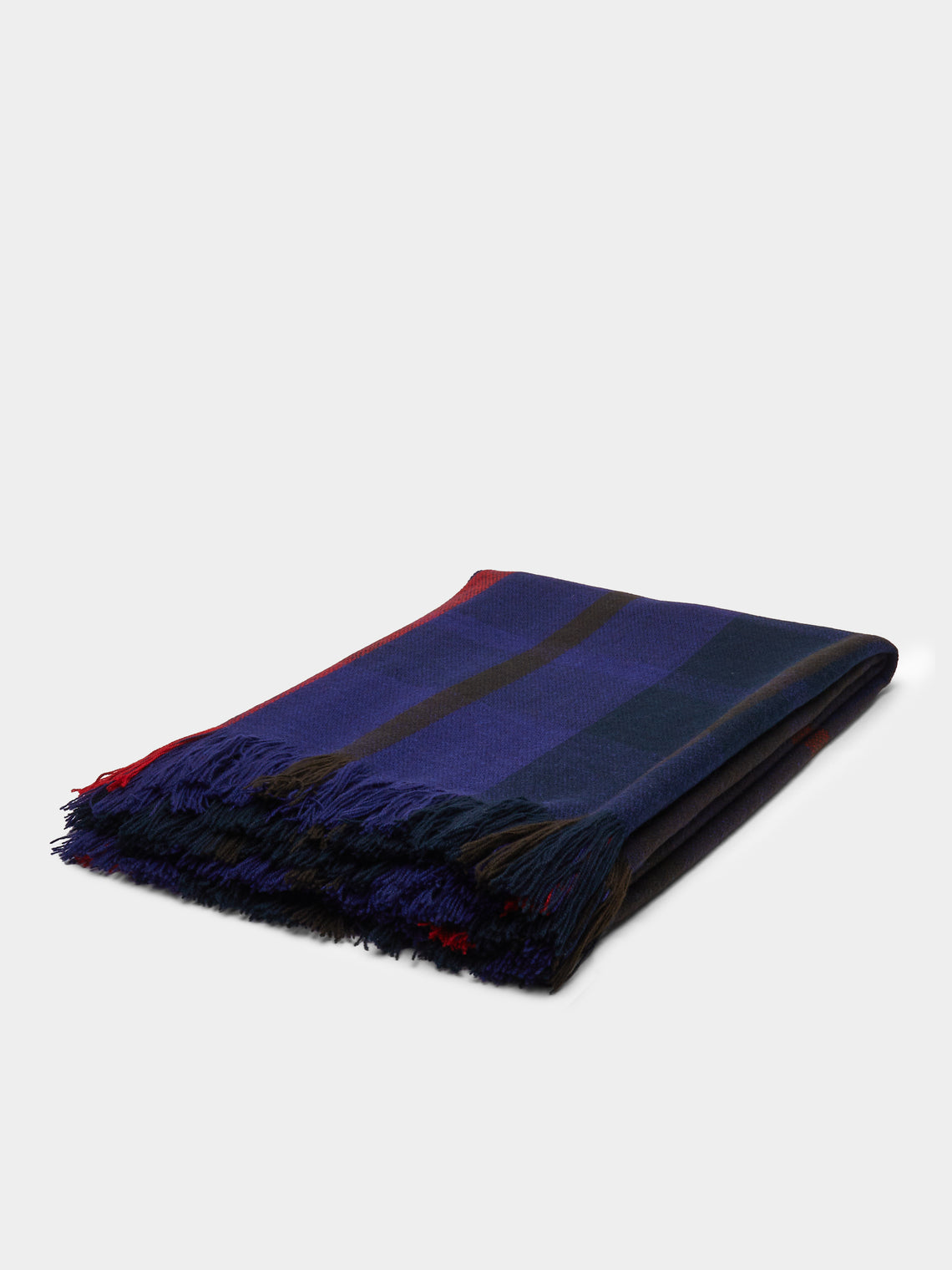 Otherways - Handwoven Yak Check Blanket -  - ABASK