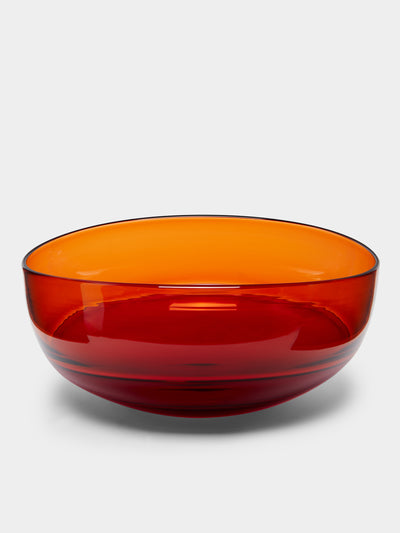 Stewart Hearn - Oval Encalmo Hand-Blown Glass Bowl -  - ABASK - 