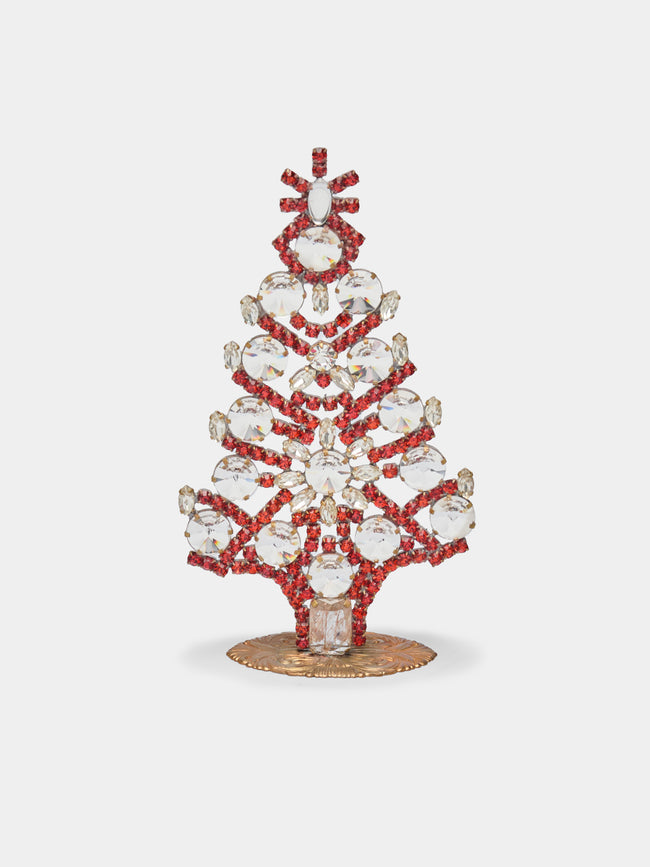 Antique and Vintage - 1930s Czech Jewelled Small Christmas Tree -  - ABASK - 